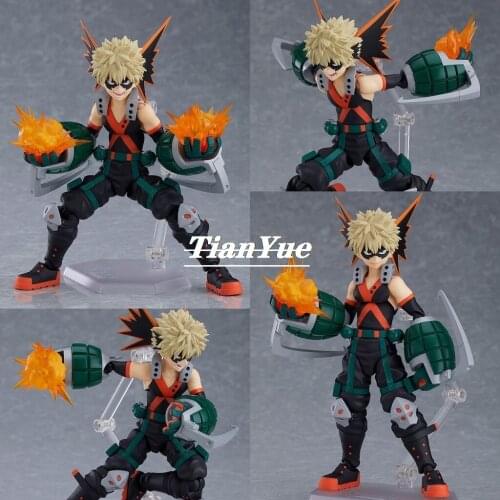 Anime Figma 443 Bakugou Katsuki Girls Articulated Model Boxed Figure 14cm