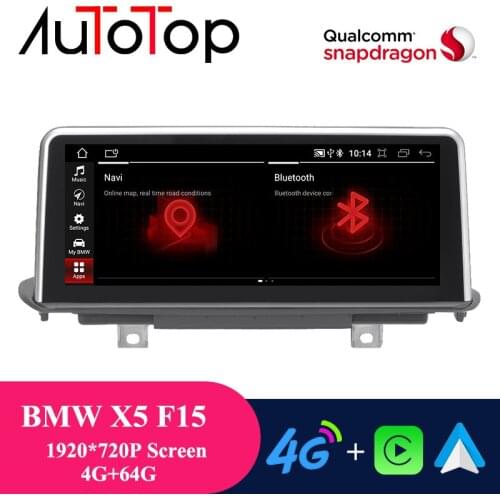 AUTOTOP 1920*720P Qualcomn Snapdragon Car Multimedia Player for BMW X5 F15 X6 F16 2014-2017 NBT System Radio Audio GPS Navi BT