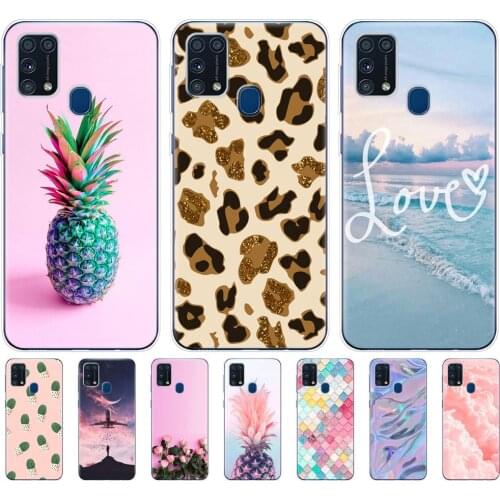 For Samsung M31 Case 6.4" Soft Silicon Tpu Cover For Samsung Galaxy M31 SM-M315FZBVSER m315 Shell Bumper Funda Skin shockproof