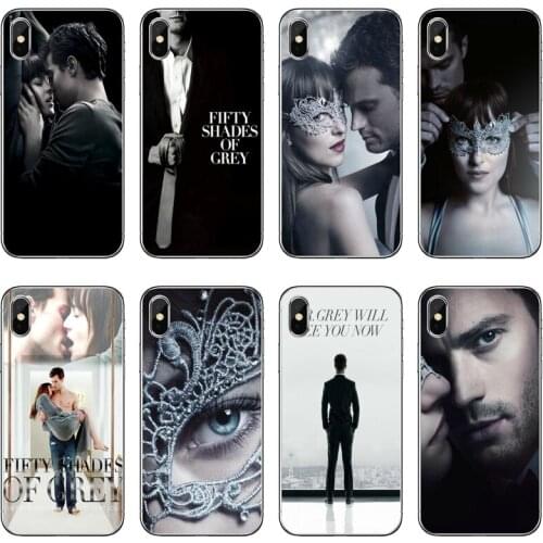 50 Fifty Shades Of Grey Transparent Phone Case For iPhone 12 11 Pro Max Mini XS Max XR X 8 7 Plus 6 6S Plus 5 5S SE 2020