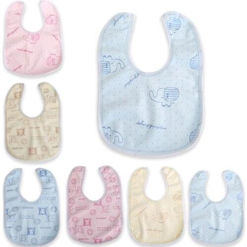 Baby Bib Velvet Waterproof Baby Feeding Printing Bibs Towel Newborn Bibs Muslin Saliva Towel Kids Feeding Apron Saliva Towel