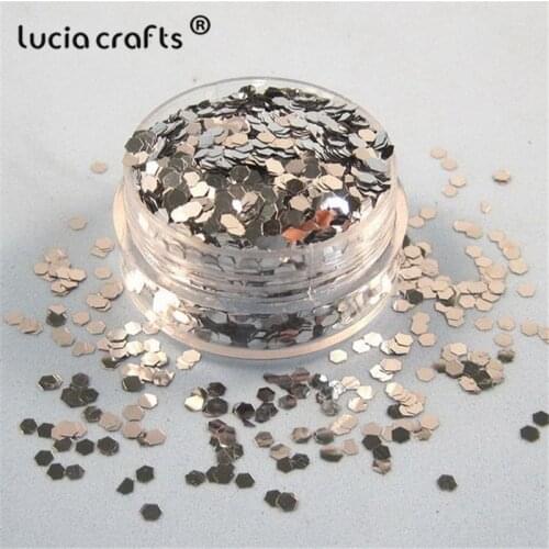 Lucia crafts 20g/Lot Loose Sequin PVC Fake For Home Wedding Confetti D0101