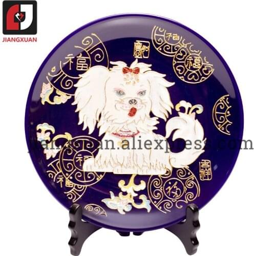 Chinese feng shui 24k gold foil 8 inch decorating products for home