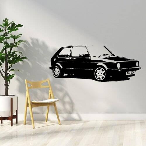 Classic Sport Car Wall Stickers Bedroom Vehicle Auto Decal Living Room Decoration Racing Cars Art Mural Wallpaper Home Decor
