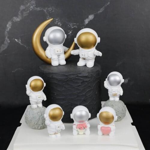 Astronaut Caketopper Space Birthday Party New Strange Planet Party Boy Astronaut Space Party Decor Kids Favor Space Theme Decor