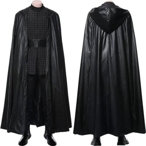 Star Cosplay The Rise of Skywalker The Last Jedi Kylo Ren Cosplay Costume Uniform Full Suit Halloween Costumes Tailor Made