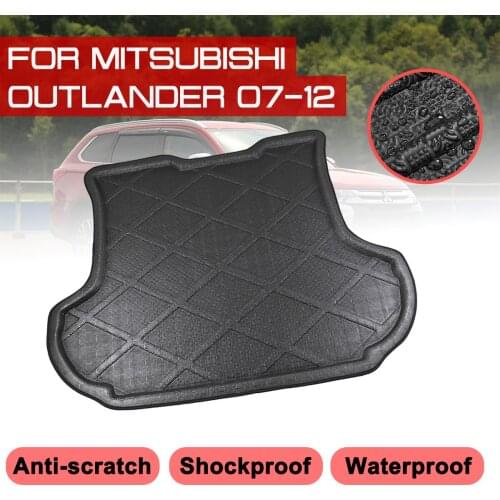 Carpet Car Floor Mat For Mitsubishi Outlander 2007 2008 2009 2010 2011 2012 Rear Trunk Anti-mud Cover
