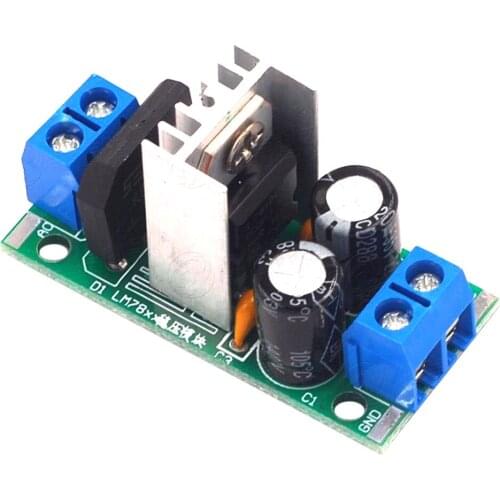 L7812LM7812 Three-terminal Regulator Power Supply Module 5V12V Voltage Regulator Module Rectifier Filter Power Converter