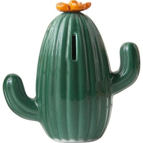 Cute Piggy Banks To Children Creative Interesting Coin Boy Money Ceramics Art Family Decorations Hucha Home Decoration ED5CXG