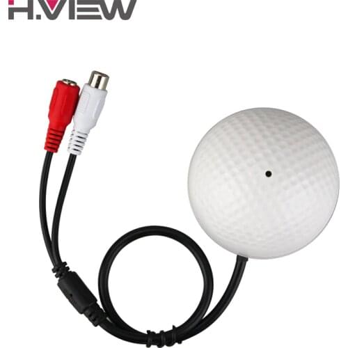 H.View Surveillance Mini Microphone Audio Pick Up Device for Home Security System for IP Camera Sound Pick Sound Monitor Kits