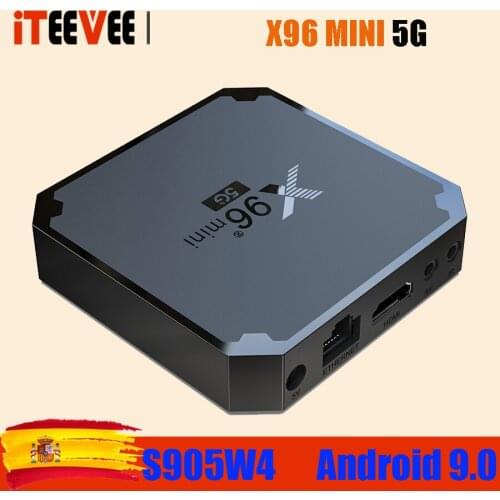 50pcs X96 Mini 5G Wifi Smart TV Box Android 9.0 S905W4 Quad Core 2GB RAM 16GB ROM Android9.0 4K Set Top Boxes Home Media Player