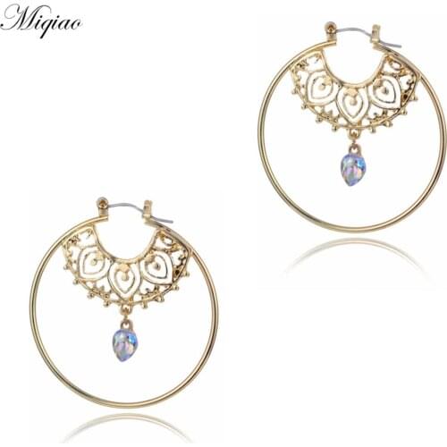 Miqiao 2pcs Explosive New Product Stainless Steel Totem Hollow Ear Expander Body Exquisite Piercing Jewelry