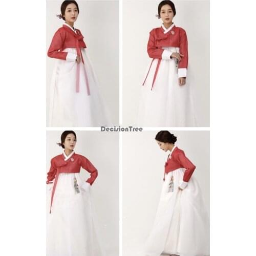 2021 traditional korean hanbok dress female korean folk stage dance costume korea traditional costume party performance clothing