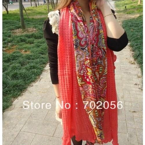 Fashion scarves Neck warmer shawl poncho Scarf Sarongs Hijabs Bandanas 190*55cm 12pcs/lot #3379