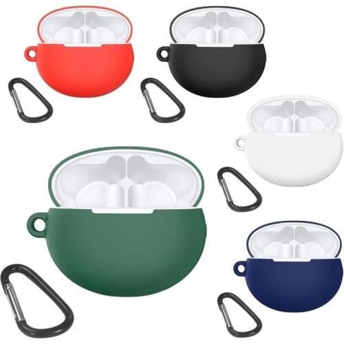 Soft Silicone Earphone Cover Case For Huawei Freebuds 4i Headset Protector Shell Accessories For Freebuds 4i Case With Hook