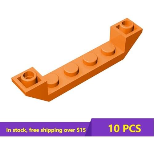 10PCS MOC Bricks Assembles Particles 52501 Slope Inverted 45 6 x 1 For Building Blocks Parts DIY Educational gift Toys