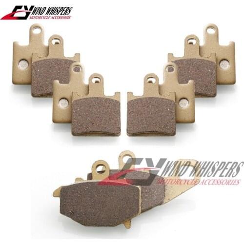 Copper fiber Front Rear Brake Pads For Kawasaki ZX6R ZX 6R ZX600 ZX-6R P7F/P8F/R9F/RAF/RBF/RCF/RDF/REF/RFF/RGF 599cc 2007-2016
