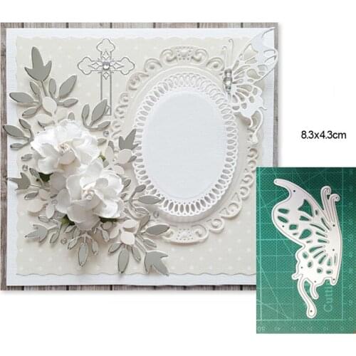 Moth 88*43mm Metal Cutting Die Stencil for DIY Embossing Paper Photo Album Gift Cards Making Scrapbooking Craft Mould Dies