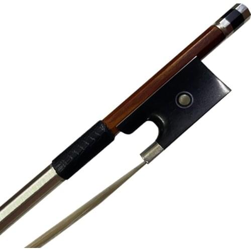 4/4 Pernambuco Violin Bow sterling Silver ebony forg Well Balance Professional Violin Parts Accessories *** ROUND