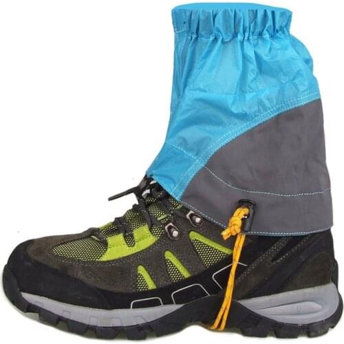 Outdoor Silicon Coated Nylon Snow Leg Gaiters Waterproof Ultralight Legging Protection Guard Shoes Boots Cover for Hiking Climb