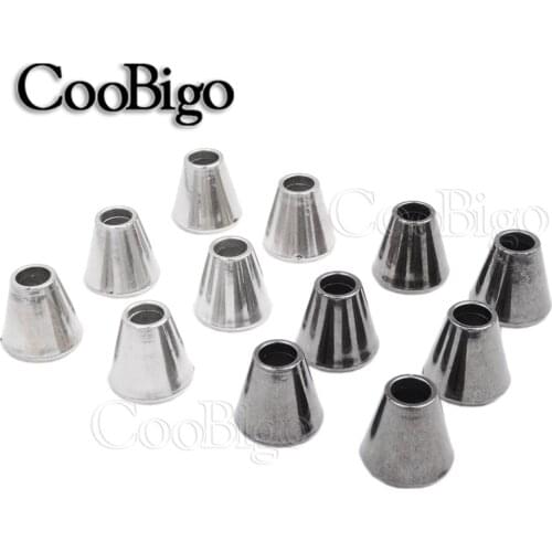 20pcs Pack PlasticBell Stopper 5.8mm Hole Without Lid Cord Lock Ends Toggle Clip Rope for Sportswear Backpack Bags DIY Kits