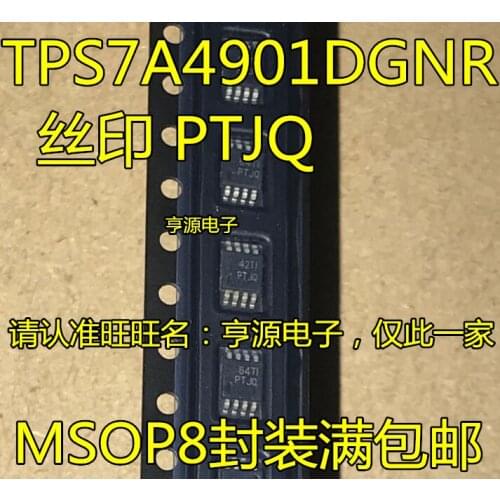 10PCS TPS7A4901 TPS7A4901DGNR PTJQ MSOP-8