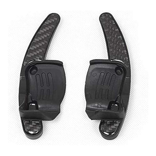 2 pcs GSD Carbon Fiber Steering Wheel Shift Paddles Fit for 6 Mk6 Vi R20 Scirocco Passat Cc