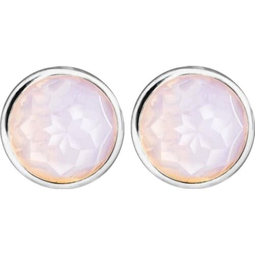 2017 October Droplets Silver Earrings 100% 925 Sterling Silver Jewelry DIY Women Jewelry 09E080-10