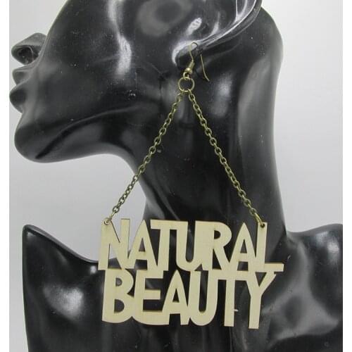 5pairs/lot Natural Beauty Dangle Wood Earrings