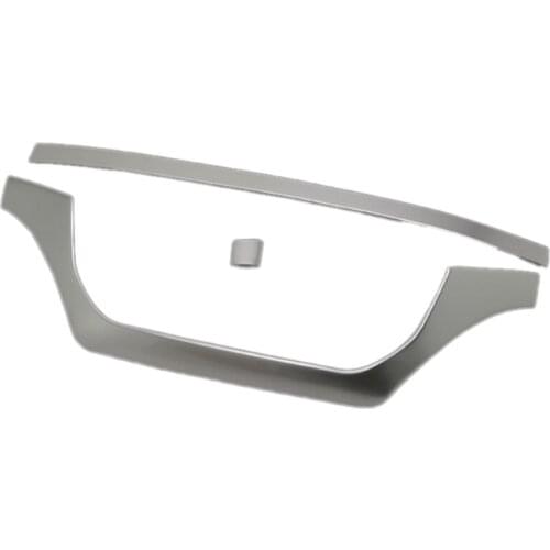 For Hyundai Creta Ix25 Accessories Car Dashboard Central Control Trim Cover Stainless Steel Interior Mouldings 2015-2019