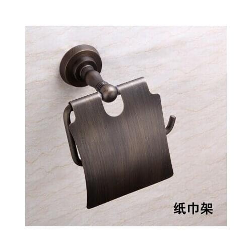 All copper antique copper towel rack towel rack bathroom accessories whole package simple and basket assembly