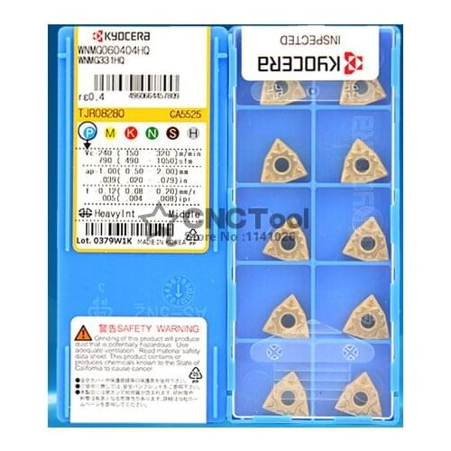 Free shopping! 10PCS WNMG060404-HQ CA5525 lathe cutting tools CNC blade alloy carbide cutting tool carbide inserts