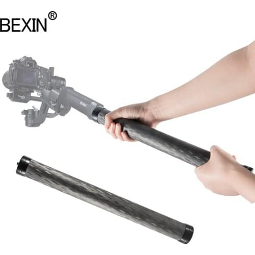 C01 Carbon Fiber Monopod Photographic Selfie Handheld Installation Extension PZT Stabilizer Bar for Camera Monopod Axis