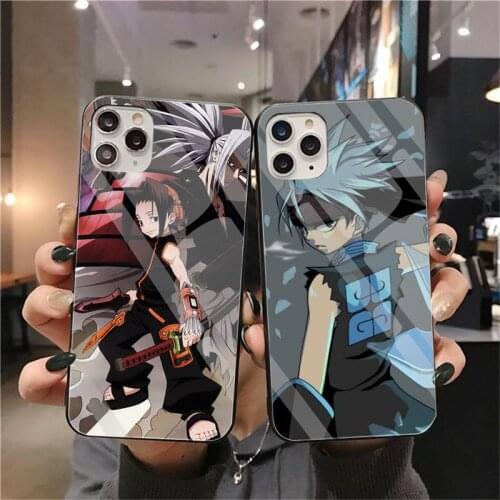 Anime Shaman King Phone Case Tempered Glass For iPhone 12 Pro Max Mini 11 Pro XR XS MAX 8 X 7 6S 6 Plus SE 2020 Cover