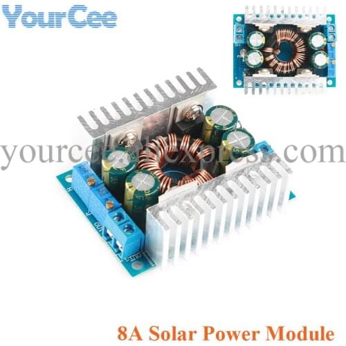 DC-DC 8A Solar Step Up Step Down Buck Boost Module Constant Current Voltage CC CV Wind Energy Automatic Adjustable Power Module