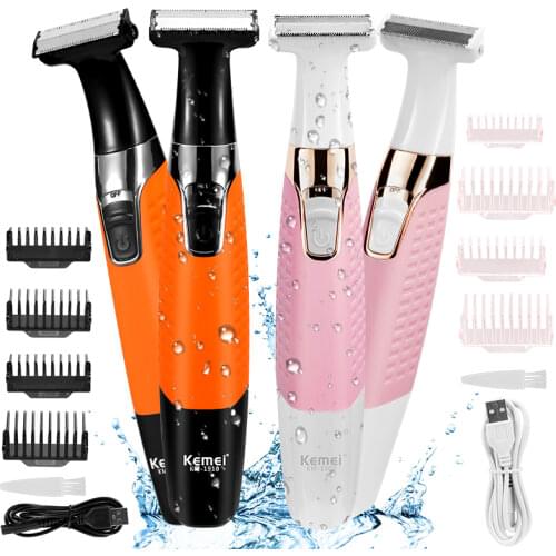 Electric Shaver for Men Rechargeable Beard Trimer Waterproof Razor Professional Hair Shaving Machine Grooming Women Shaver Blade