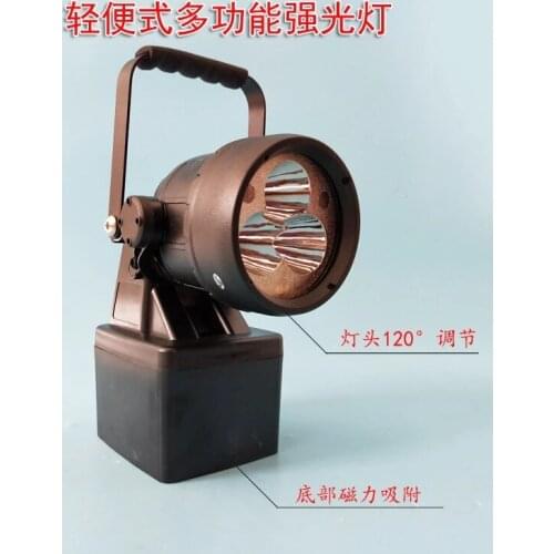 JIW5281/lt Light weight Multi function strong light working lamp Portable searchlight Explosion proof flashlight magnet