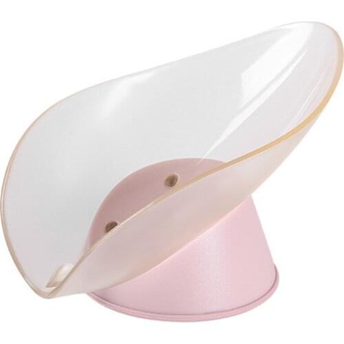 Soap Box Drain Soap Holder Free Perforated Leaf Sucker To Put Laundry Soap Dish Bathroom Supplies