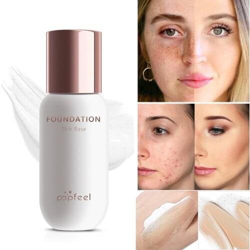Color changing liquid foundation concealer cream matte long lasting oil control waterproof moisturizing facial foundation makeup