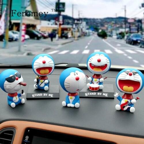 Japan Doraemon Figures Doll Toys 11cm Doraemon Shaking Head Action Figure Doll Car Decoration Children Toys