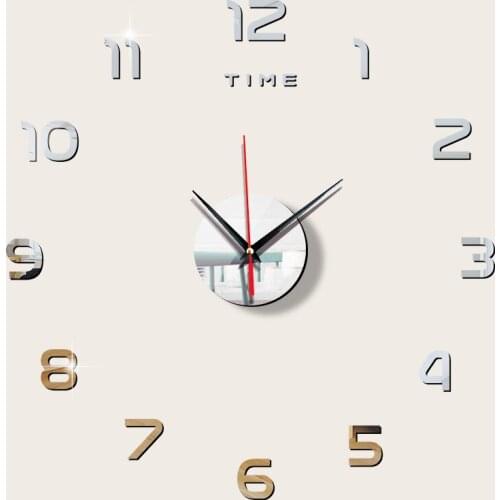 Wall Sticker 3D Frameless Digital DIY Wall Clock Modern Design Digital Display For Home Decoration Hot Wholesaler Acrylic Wall C