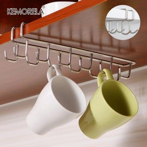 Stainless Steel Kitchen Storage Rack Cupboard Hanging Hook Shelf Dish Hanger Chest Storage shelf Bathroom Organizer Holder