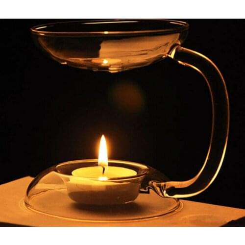 New home decoration Continental aroma lamps heat handmade glass candlestick wedding decoration