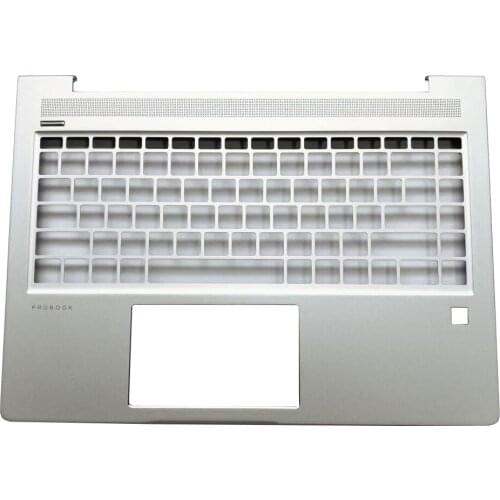New Original For HP Probook 14 G2 440 445 G6 US Palmrest Upper Case Keyboard Bezel W/FPR L44589-001