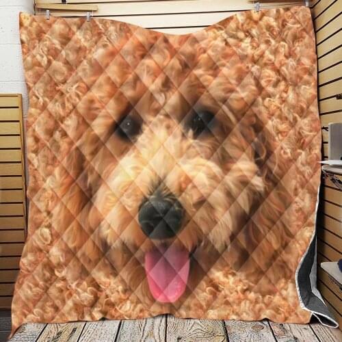 3D Cute Dog Printed Bedding Summer Quilted Blanket Comforter Bedspread for Bed Air Condition Quilt For Kids Adult Bed Cover