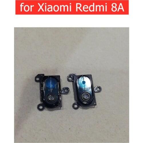 For Xiaomi Redmi 8A Back Rear Camera Glass Lens with Frame Holder with 3M Glue Replacement Repair Spare Parts
