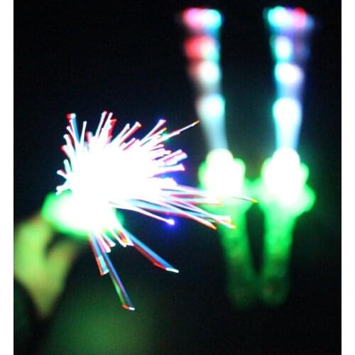 Optical fiber Flash stick flash stick glow stick electronic light-emitting toys festive concert party KTV party supplies