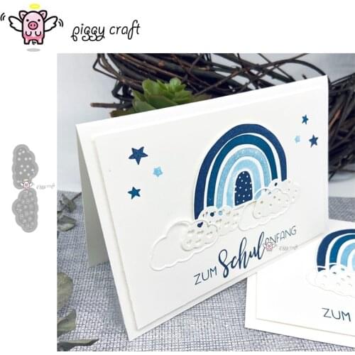 Piggy Craft metal cutting dies cut die mold Cloud decoration Scrapbook paper craft knife mould blade punch stencils dies