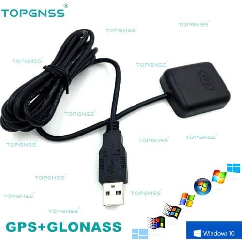 TOPGNSS USB GPS GLONASS Receiver 8030 GNSS chip design USB GLONASS antenna ,G- MOUSE 0183NMEA,replace BU353S4
