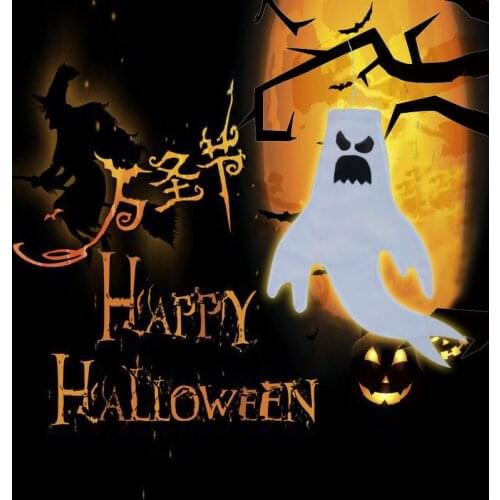 Halloween decoration garden decoration ghost flag Easter ghost face polyester double-sided printing party supplies decoration